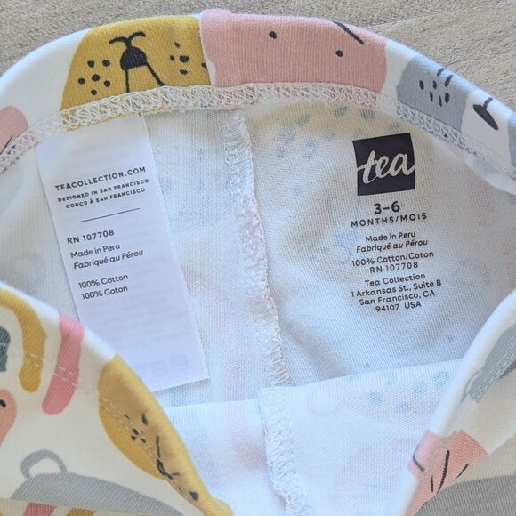 Tea Collection Animals and Rainbows Bodysuit and Leggings Set - 3-6M - Picture 6 of 8